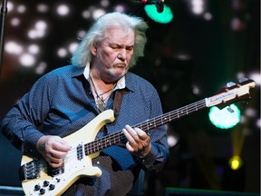 Chris Squire of Yes performs at Radio City Music Hall.