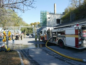 Emergency crews respond to the 2009 blast at the Cliff Heating Plant that killed one worker.