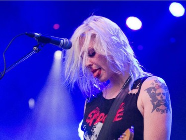 Brody Dalle takes to the Black Sheep Stage at Bluesfest.