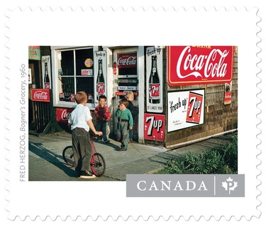 Fred Herzog: His work is a time capsule of Vancouver’s ordinary people.  His 2011 solo exhibit at the National Gallery, titled Street Life, was a glorious burst of Kodachrome colour. “Bogner’s Grocery, taken in 1960, displays the vitality these signs bring to a city street.”