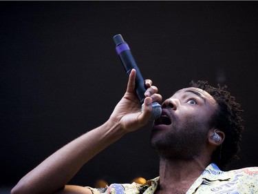Childish Gambino brought his high energy to the Claridge Homes Stage at Bluesfest Saturday July 12, 2014.