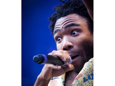 Childish Gambino brought his high energy to the Claridge Homes Stage at Bluesfest Saturday July 12, 2014.