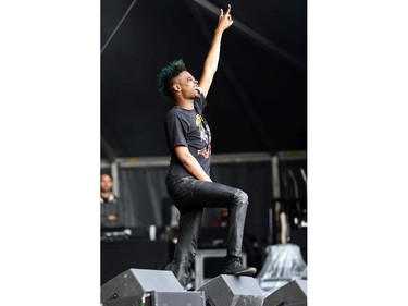 Danny Brown performs at Bluesfest opening night Thursday, July 3, 2014.