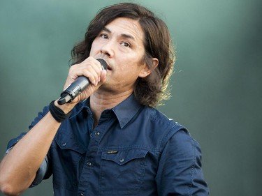 David Usher, the lead singer of Moist performed at Bluesfest on the Bell stage Sunday July 13, 2014.