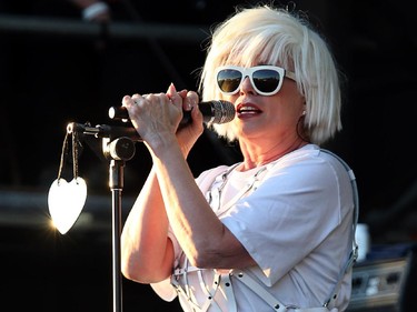 Deborah Harry from Blondie  performs at Bluesfest Thursday July 10, 2014 at Lebreton Flats in Ottawa.