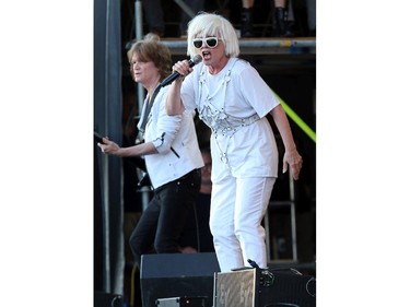 Deborah Harry from Blondie  performs at Bluesfest Thursday July 10, 2014 at Lebreton Flats in Ottawa.