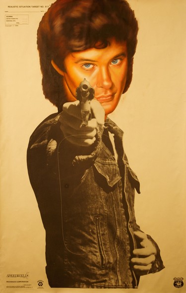 David Hasselhoff, by Peter Shmelzer in Shoot Me, Please, at La Petite Mort Gallery in Ottawa.