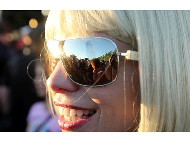 Fans enjoy Blondie as they  perform at Bluesfest Thursday July 10, 2014 at Lebreton Flats in Ottawa.