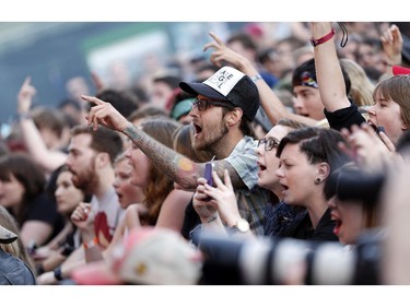 Fans go mad for Tegan and Sara at Bluesfest opening night Thursday, July 3, 2014.