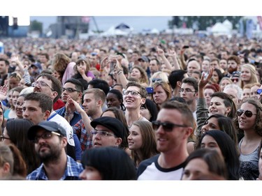 Fans go mad for Tegan and Sara at Bluesfest opening night Thursday, July 3, 2014.