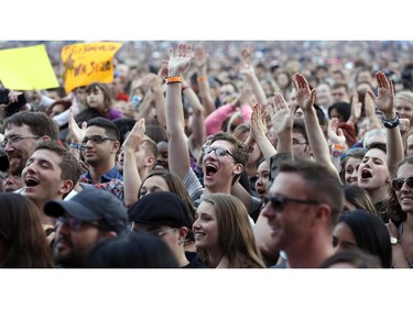 Fans go mad for Tegan and Sara at Bluesfest opening night Thursday, July 3, 2014.