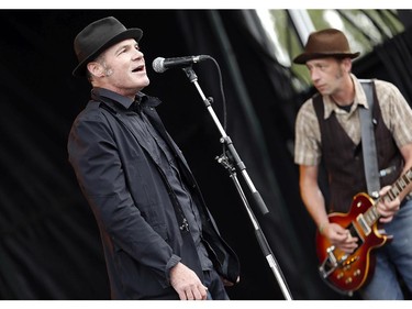 Fiftymen frontman JJ Hardill performs  at Bluesfest opening night Thursday, July 3, 2014.