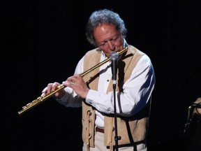 Grammy-winning jazz flutist Paul Horn passed away in Vancouver, British Columbia.  He was 84 years old. Above, he performed at the David Lynch Foundation "Change Begins Within" show at Radio City Music Hall on April 4, 2009 in New York City.