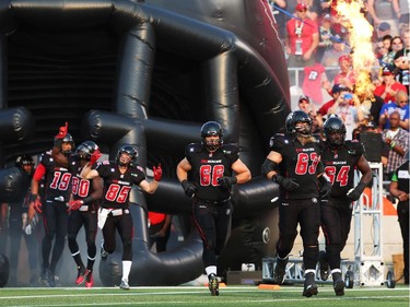 Franchise opener of the Ottawa Redblacks against the Toronto Argonauts at TD Place on Friday, July 18, 2014.