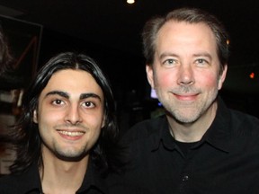 Composer Daniel Mehdizadeh, with Music and Beyond artistic director, Julian Armour