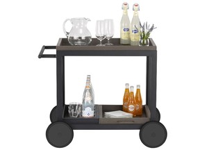 Alfresco bar cart from Crate and Barrel, $499.