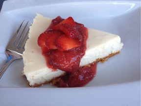 Strawberry Cheesecake at Comfort by AJ's.