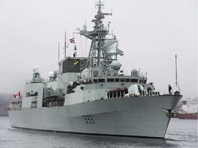 HMCS Toronto, pictured here in 2013, was excessively noisy.