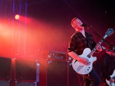 Josh Homme of the band Queens of the Stone Age on the Claridge Stage at Bluesfest.