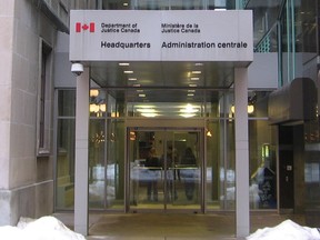 The Department of  Justice building, Ottawa.