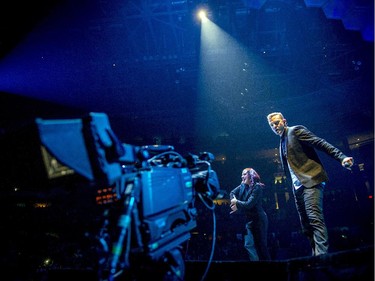 Justin Timberlake performed on the stage at Canadian Tire Centre on Tuesday, July 22, 2014, a stop along his 20/20 Experience World Tour.