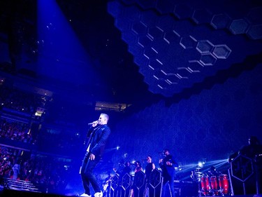 Justin Timberlake performed on the stage at Canadian Tire Centre on Tuesday, July 22, 2014, a stop along his 20/20 Experience World Tour.