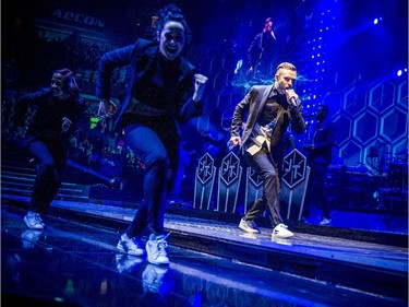 Justin Timberlake performed on the stage at Canadian Tire Centre on Tuesday, July 22, 2014, a stop along his 20/20 Experience World Tour.