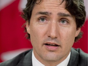 Liberal leader Justin Trudeau said he would remain focused on policy despite the weekend break-in at his house and negative online comments related to it.