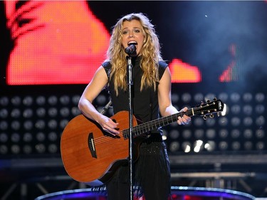 Kimberly Perry, from The Band Perry   - performs at Bluesfest Thursday July 10, 2014 at Lebreton Flats in Ottawa.