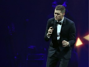 Michael Bublé performs at Canadian Tire Centre on Wednesday, July 2, 2014.