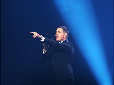 Michael Bublé performs at Canadian Tire Centre on Wednesday, July 2, 2014.