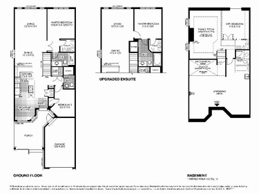 The Creekside is 1,113 square feet plus another 450 square feet of finished space in the basement.