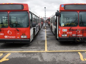 The OC Transpo's 22.94 million passenger trips during the most recent three-month period is 1.4 per cent less than the year before, says a report going to the city's transit commission next Wednesday.