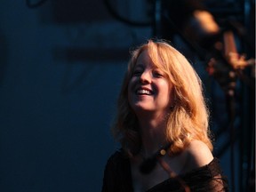 Maria Schneider conducts the Maria Schneider Orchestra  on the Jazzfest mainstage, during the 2009 Ottawa International Jazz Festival.  (Jana Chytilova / Ottawa Citizen)