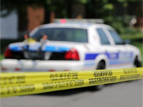 Police are investigating a suspicious package at a building on Catherine Street.