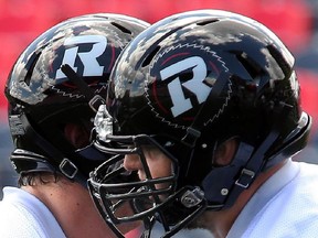 Ottawa Redblacks practice at TD Place Stadium at Lansdowne Park - just two days before their home opener.