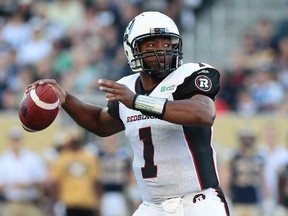 Henry Burris led an early charge by the Redblacks that fizzled in the fourth quarter as Winnipeg took over.