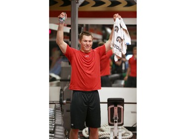 Ottawa Senators' NHL prospect Curtis Lazar during their annual development camp at Canadian Tire Centre in Ottawa on July 03, 2014.