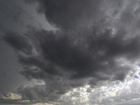 Stock image of storm clouds.