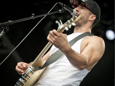 Sam Hunt entertained the crowd at the Claridge Homes Stage at Bluesfest Sunday July 6, 2014.