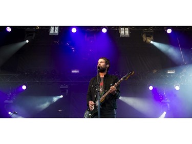 Sam Roberts Band performed on the Claridge Stage Sunday July 13, 2014 on closing night of Bluesfest.