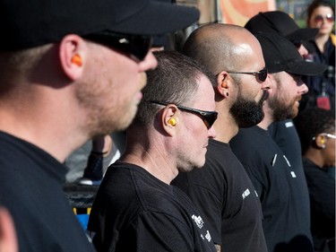 Security for the band "Tyler, the Creator" on the Claridge Homes Stage at Bluesfest.