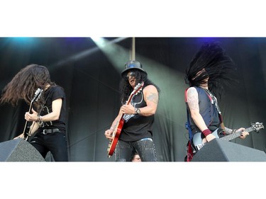 Slash, featuring Myles Kennedy (vocals) and the Conspirators, perform on Friday night, July 11, 2014, at Bluesfest in LeBreton Flats.