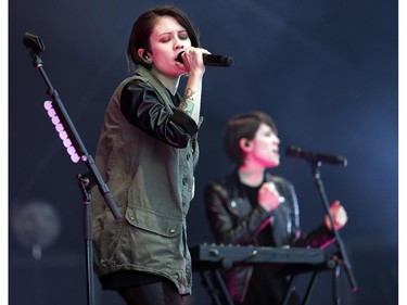 Tegan and Sara perform at Bluesfest opening night Thursday, July 3, 2014.