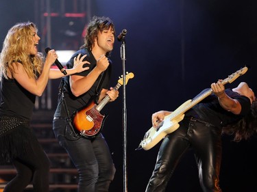 The Band Perry (from left):  Kimberly, Neil and Reid - performs at Bluesfest Thursday July 10, 2014 at Lebreton Flats in Ottawa.