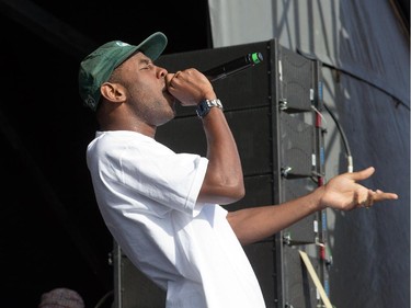 The band "Tyler, the Creator" on the Claridge Homes Stage at Bluesfest.