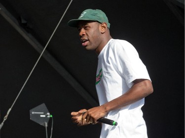 The band "Tyler, the Creator" on the Claridge Homes Stage at Bluesfest.