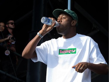 The band "Tyler, the Creator" on the Claridge Homes Stage at Bluesfest.