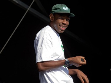 The band "Tyler, the Creator" on the Claridge Homes Stage at Bluesfest.