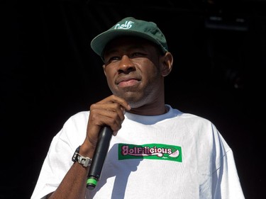 The band "Tyler, the Creator" on the Claridge Homes Stage at Bluesfest.